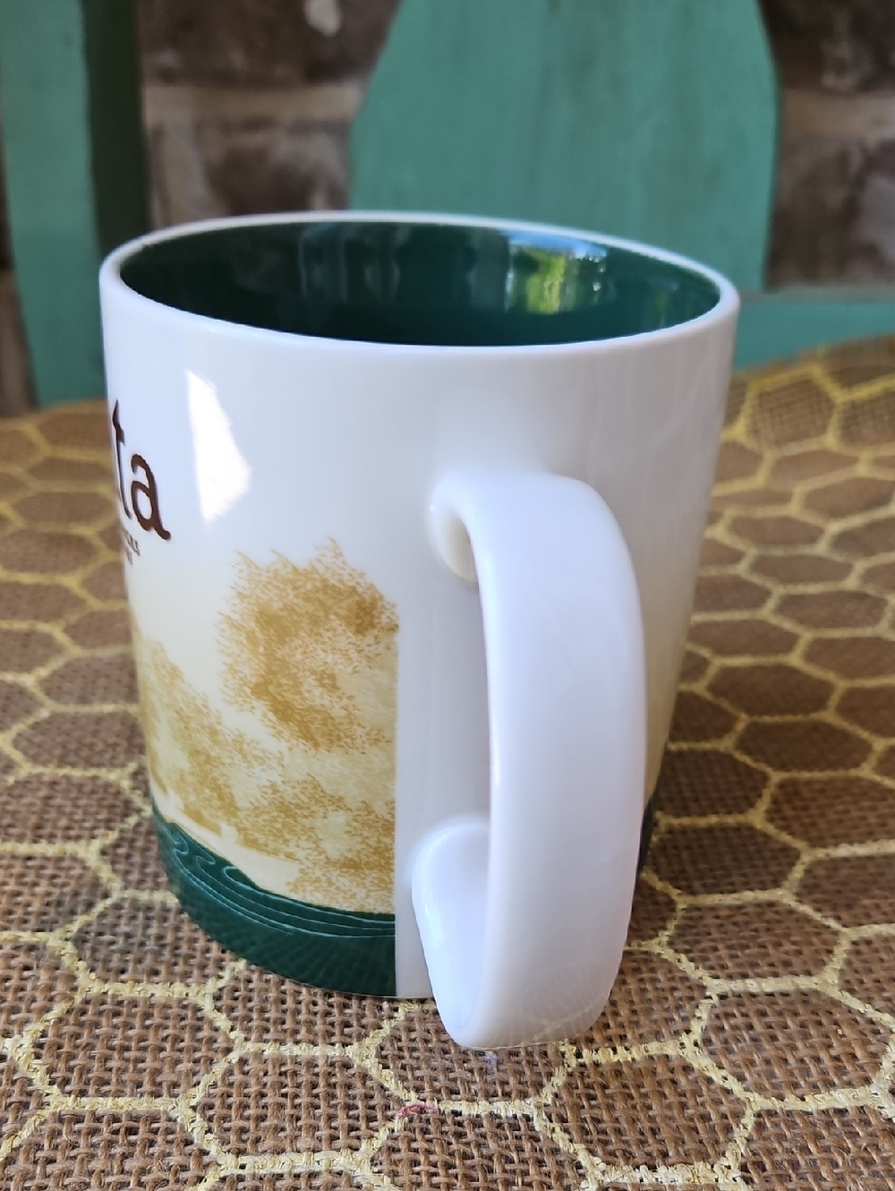 Starbucks Atlanta Icon Series 2011 Vintage Coffee Mug - Picture 2 of 4